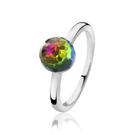 ZINZI zilveren ring multicolor ZIR1069M