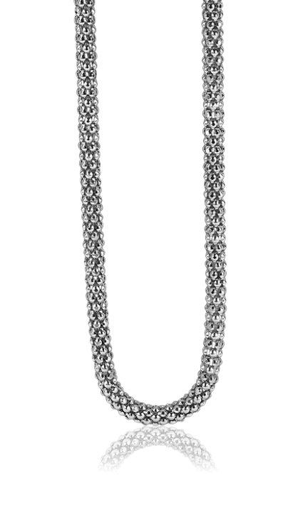 Zinzi zilveren schakelketting 4,5mm breed 45cm ZIC1057 