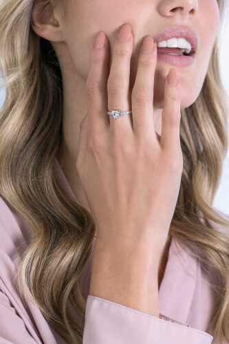 ZINZI zilveren ring hart witte zirconia ZIR2134