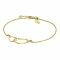 ZINZI Gold 14 karaat gouden jasseron armband open harten 18-20cm ZGA114