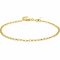 ZINZI Gold 14 krt gouden jasseron armband 2,2mm breed 18-20cm ZGA441
