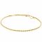 ZINZI Gold 14 krt gouden koord armband 1,6mm breed, lengte 17-19cm ZGA398