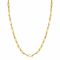 ZINZI Gold 14 krt gouden closed for ever schakelketting 4,5mm breed 43cm ZGC453
