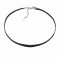 ZINZI choker 32+7cm zwart leer ZICHOK1502