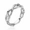 ZINZI zilveren Infinity ring met rondom infinity vormen ZIR1097