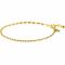 ZINZI gold plated zilveren singapore armband met glinsterende gedraaide schakels 1,9mm breed 17-20cm ZIA2585G
