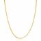 ZINZI gold plated zilveren multi-schakelketting met gourmet en paperclip schakels 2,7mm breed 43-45cm ZIC2468G