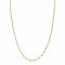 ZINZI gold plated zilveren ketting met glinsterende gedraaide schakels 1,9mm breed 43-45cm ZIC2585G
