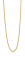 80cm ZINZI zilveren gourmet ketting gold plated. ZILC-G80G