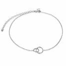 ZINZI zilveren choker 32+10cm rond ZICHOK1278