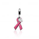 Zinzi zilveren bedel Pink Ribbon CHARMS19P