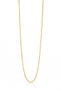 42cm ZINZI Gold 14 krt gourmet ketting 0,8mm breed, ideaal om je hanger aan te bevestigen ZGLG42-08