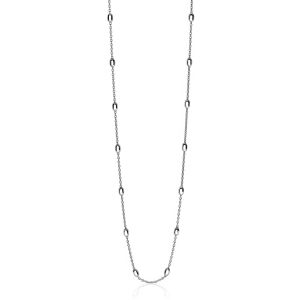 ZINZI zilveren fantasie collier ovaal 42-45cm ZIC1655