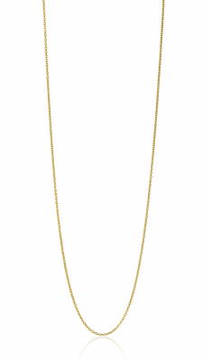 42cm ZINZI Gold 14 krt anker ketting 0,7mm breed, ideaal om je hanger aan te bevestigen ZGLA42-07