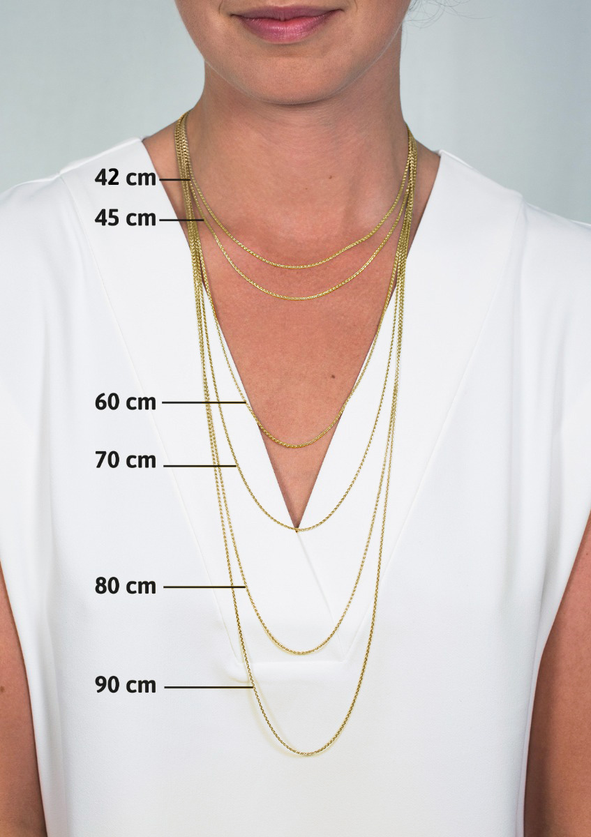 90cm ZINZI zilveren bolletjes ketting gold plated. 0,9mm breed. ZILC-B90G